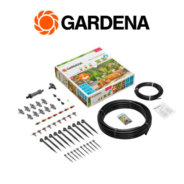 Conjunto inicial para vasos com flores M Gardena c/1 Tubo de ligação 15m e 1 Tubo de alimentação 10m - Image 2