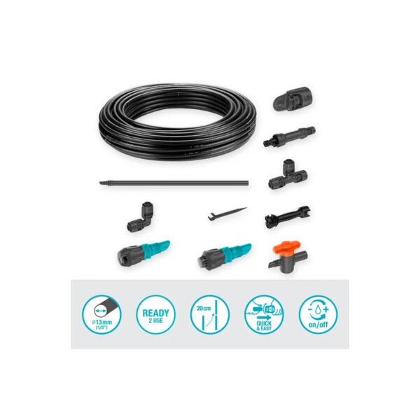 Conjunto para hortas/canteiros de flores com microrrega (60 m2 ) Gardena - Image 4