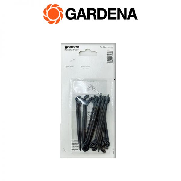 Suportes de fixação do tubo de 4,6mm Gardena (Pack 10uni)