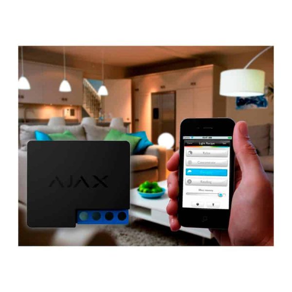 Módulo WallSwitch Relé 230VAC Preto Ajax - Image 3