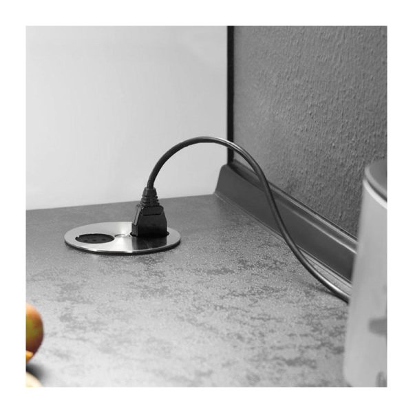 Twist Inox (2xSchuko+2M Cabo+Ficha) Bachmann - Image 2