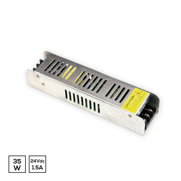 Fonte de Alimentação 35W para Fita LED 24V IP20 Aron