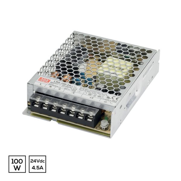 Fonte de Alimentação 100W 24V IP20 Mean Well