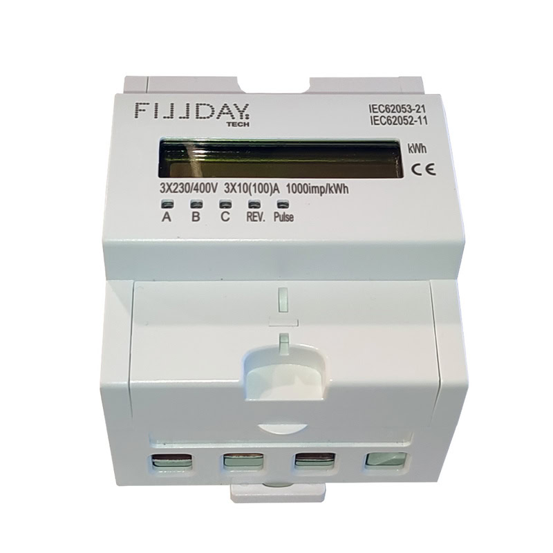 Contador Digital Trifásico 4P DIN Fillday - Image 2