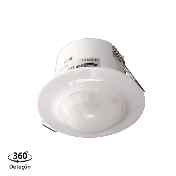 Detetor de Movimento Encastrar DE WH 360º
