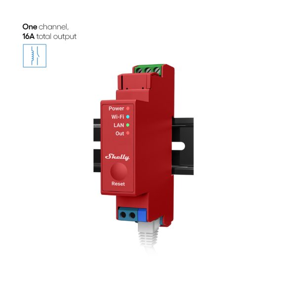 Shelly PRO 1PM - Módulo Relé WiFi/Bluetooth/LAN  - Image 2