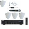 Kit Amplificador estéreo Hi-Fi Bluetooth/USB/FM (Pack1)