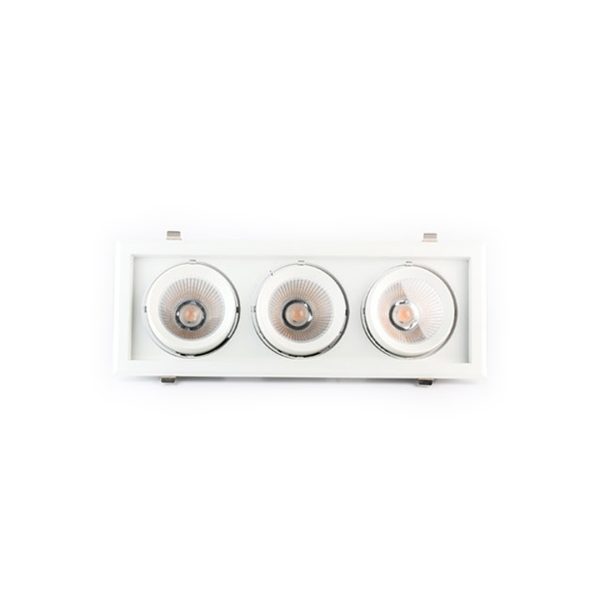 Downlight QUANT Triplo 90W 2700K Branco/Preto para Interior - Image 2