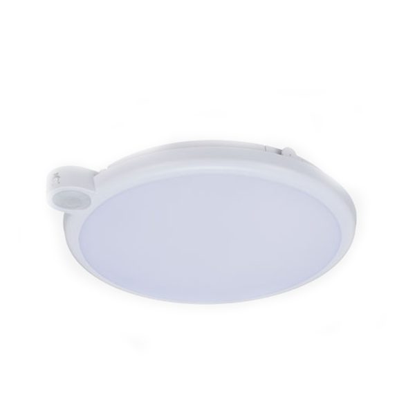 Plafon com sensor 360º 20W D300mm IP65 Aron