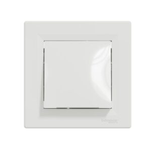 Comutador de escada, Asfora, 10A, ligadores automáticos, Branco Schneider - EPH0400121