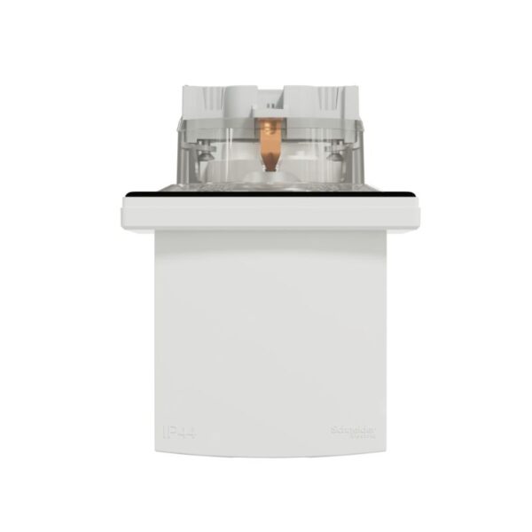 Asfora - Tomada 2P+T com tampa e obturadores - 16A - IP44 - Branco Schneider - EPH3100321 - Image 5