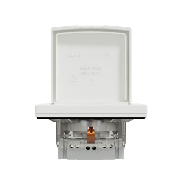 Asfora - Tomada 2P+T com tampa e obturadores - 16A - IP44 - Branco Schneider - EPH3100321 - Image 4