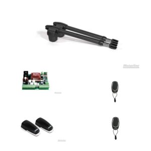 Kit de Automatismo de 2 Motores para Portões até 3000mm por Folha Motorline - LINCE400-52