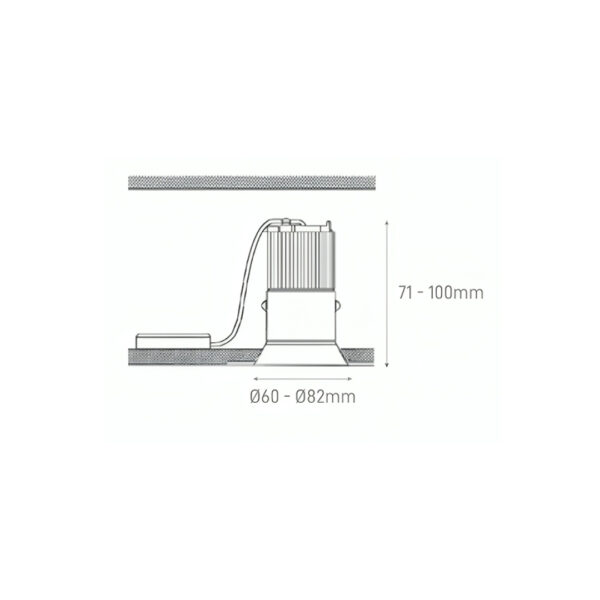 Downlight Encastrar Circular 5W Aron - Image 3