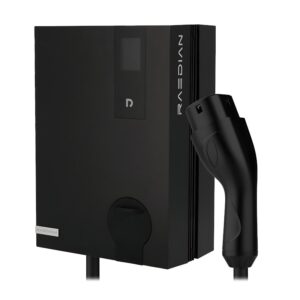 Carregador preto para carro elétrico (Wallbox) de 22kW Trifásico