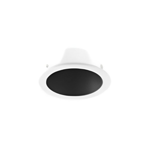 Espelho Redondo Branco-Interior Preto Downlight Luke 10W 3CCT ARON