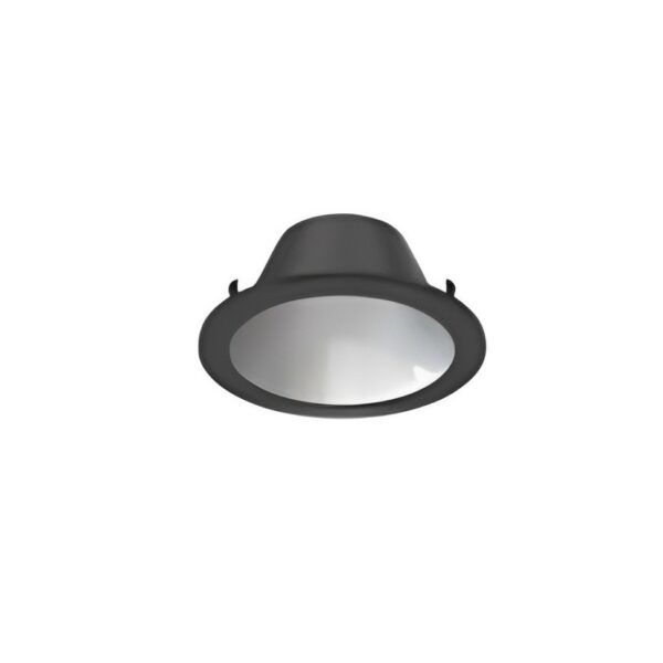 Espelho Redondo Preto-Interior Silver Downlight Luke 10W 3CCT ARON