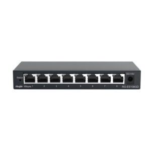 Reyee Switch Desktop com 8 RJ45 Caixa metálica - RG-ES108GD
