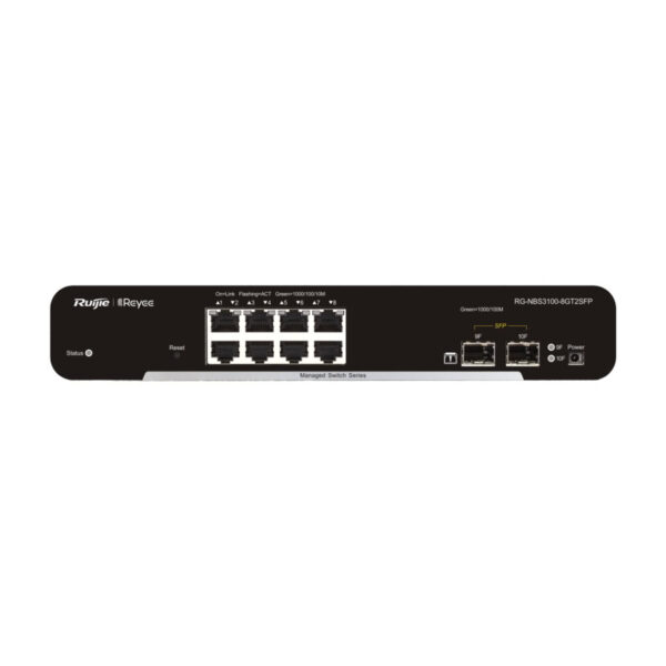 Reyee Switch Cloud Capa 2 com 8 RJ45 10/100/1000 Mbps+2 Portas SFP - RG-NBS3100-8GT2SFP - Image 2