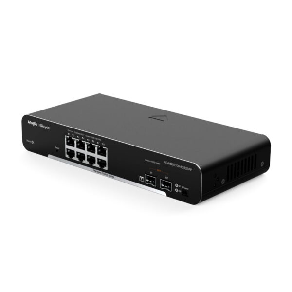 Reyee Switch Cloud Capa 2 com 8 RJ45 10/100/1000 Mbps+2 Portas SFP - RG-NBS3100-8GT2SFP - Image 3