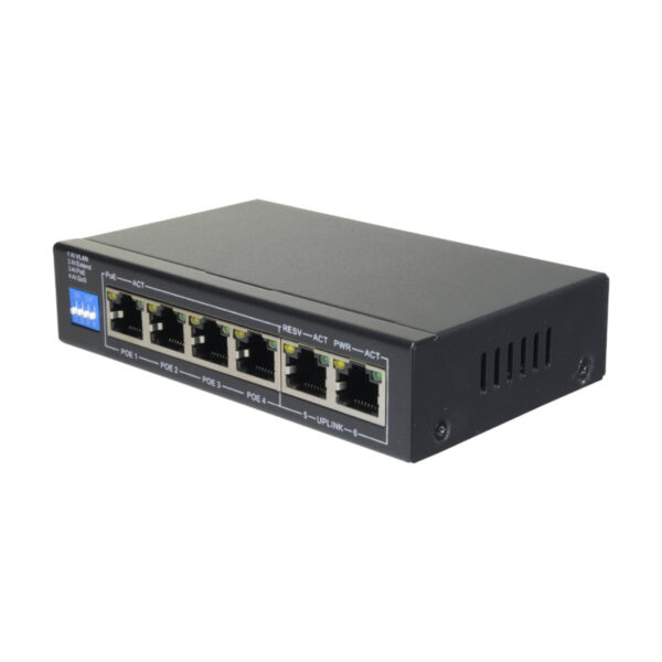 Switch PoE Safire com 4 PoE RJ45+2 Uplink RJ45 - SF-SW0604POE-G-60 - Image 2