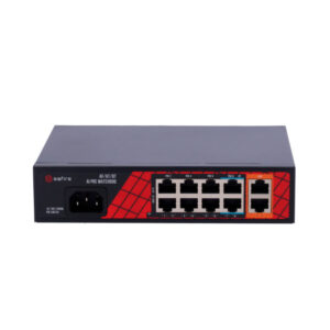 Safire Switch Hi-PoE com 8 PoE+2 Uplink RJ45 - SF-SW1008HIPOE-H-120