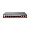 Switch PoE Safire com 8 PoE RJ45+2 Uplink RJ45 - SF-SW1008POE-96