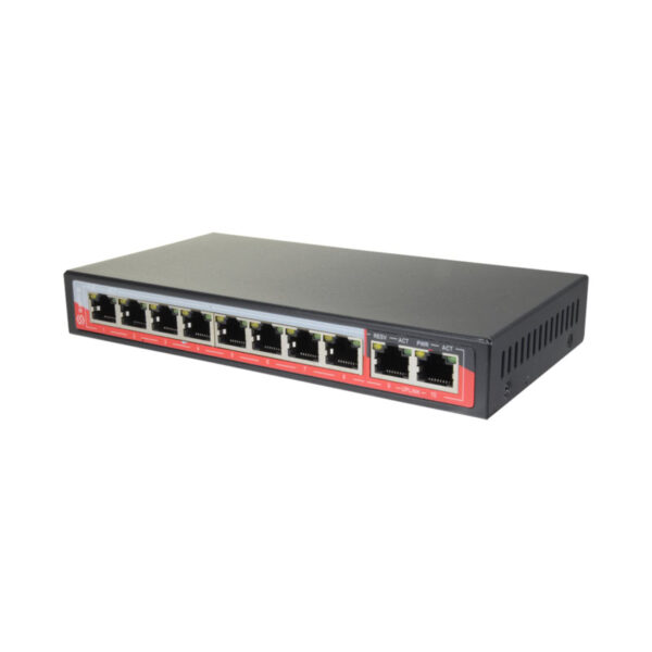 Switch PoE Safire com 8 PoE RJ45+2 Uplink RJ45 - SF-SW1008POE-96 - Image 2
