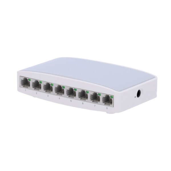 Switch de mesa com 8 Fast Ethernet