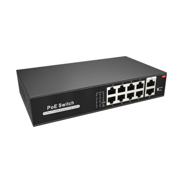 Switch PoE com 8 PoE RJ45+2 Uplink RJ45 - Image 3