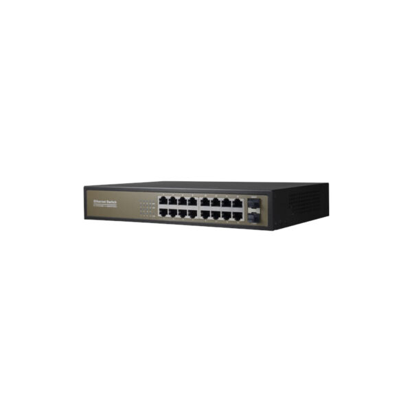 Switch de mesa com 16 Gigabit RJ45+2 SFP Uplink - Image 2