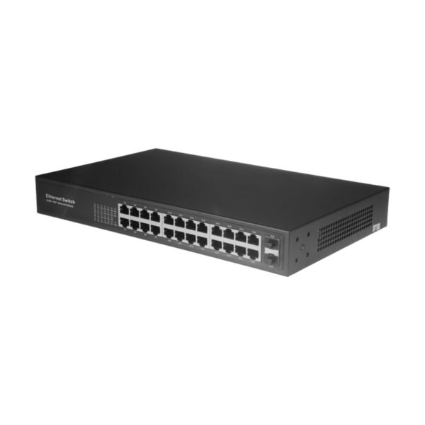 Switch com 24 RJ45 10/100/1000 Mbps+2 SFP Gigabit - Image 2