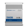 Teltonika Switch PoE não Gerenciável Industrial com 8 Ethernet RJ45 10/100/1000Mbps - TK-TSW200