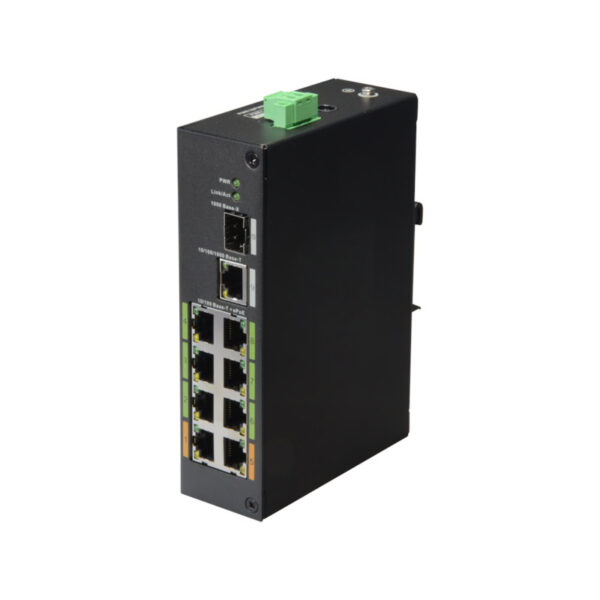 Switch ePoE X-Security com 8 PoE RJ45+1 Gigabit Combo Port - XS-SW1008EPOE-120-DIN