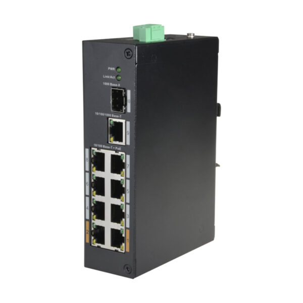 Switch PoE X-Security com 8 PoE RJ45+1 Gigabit Combo Port
