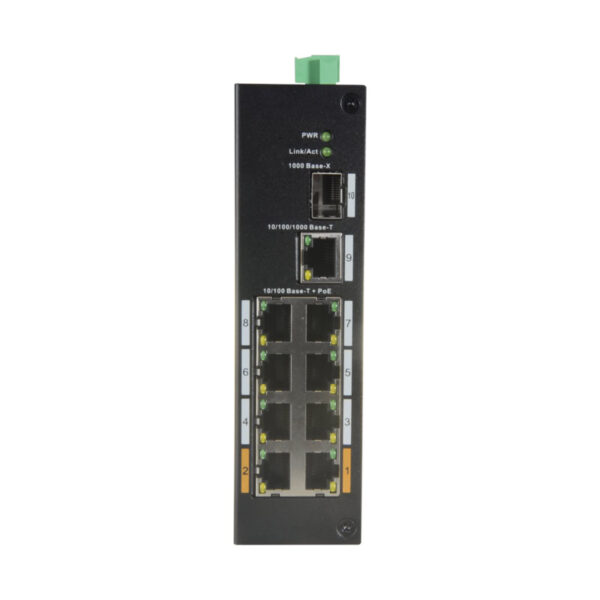 Switch PoE X-Security com 8 PoE RJ45+1 Gigabit Combo Port - Image 2