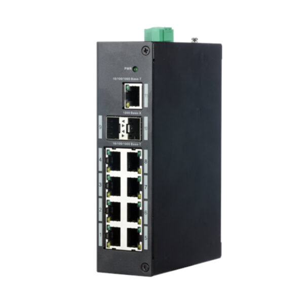 Switch Industrial X-Security com 9 RJ45+2 Uplink (SFP) - XS-SWI1100-GDIN