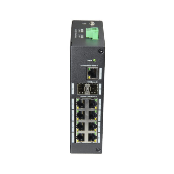 Switch Industrial X-Security com 9 RJ45+2 Uplink (SFP) - XS-SWI1100-GDIN - Image 2