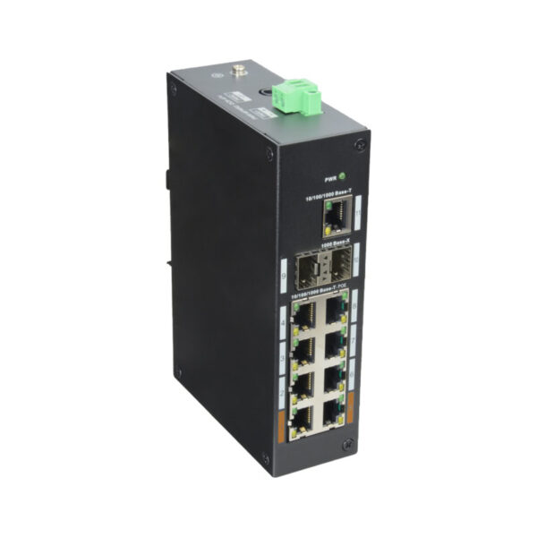 Switch Industrial X-Security com 8 PoE RJ45+2 SFP Gigabit+1 Gigabit RJ45 - XS-SWI1108HIPOE-G120DIN - Image 3