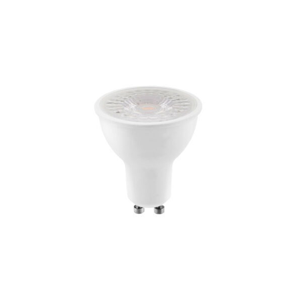 Lâmpada Led Regulável GU10 Lente 100º 7W com Opção 3000/4000/6500K