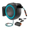 Porta-Mangueira de Parede a Bateria PowerRoll de 35 M XL Pronto a Usar