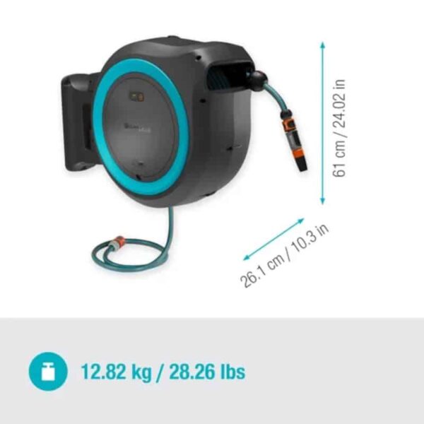 Porta-Mangueira de Parede a Bateria PowerRoll de 35 M XL Pronto a Usar - Image 5