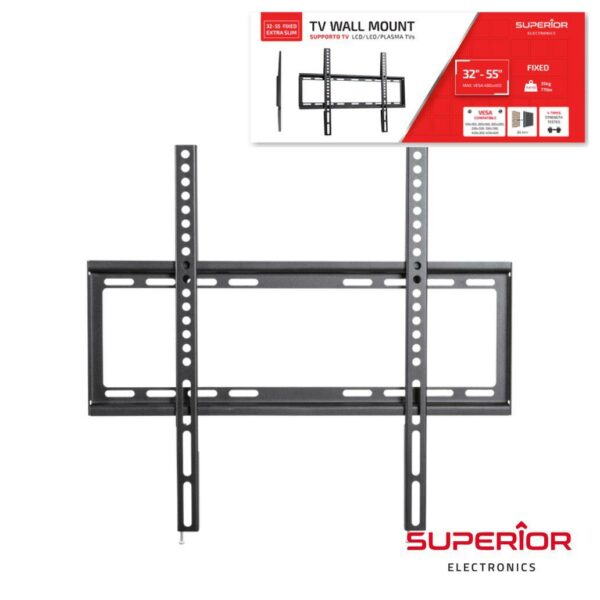 Suporte Lcd/LED 32/55" Fixo Slim Vesa 400/400 35kg