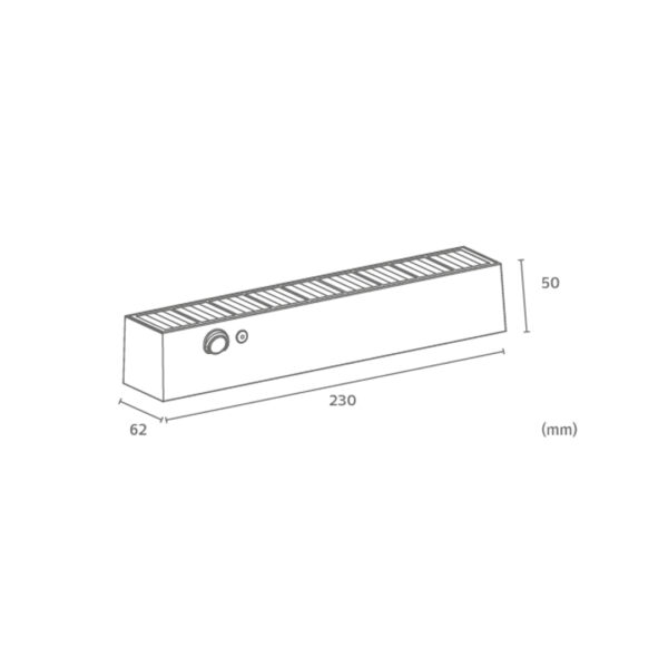 Solaro Aplique de Parede Quad. Solar Led 6W 3000K IP65 Antracite c/ sensor PIR - Image 3