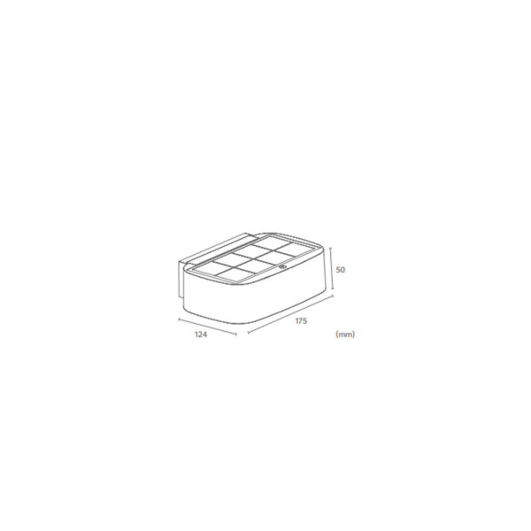 Orbit Aplique Parede Quad. Solar Led 6W 3000K IP65 Antracite c/ sensor PIR - Image 3