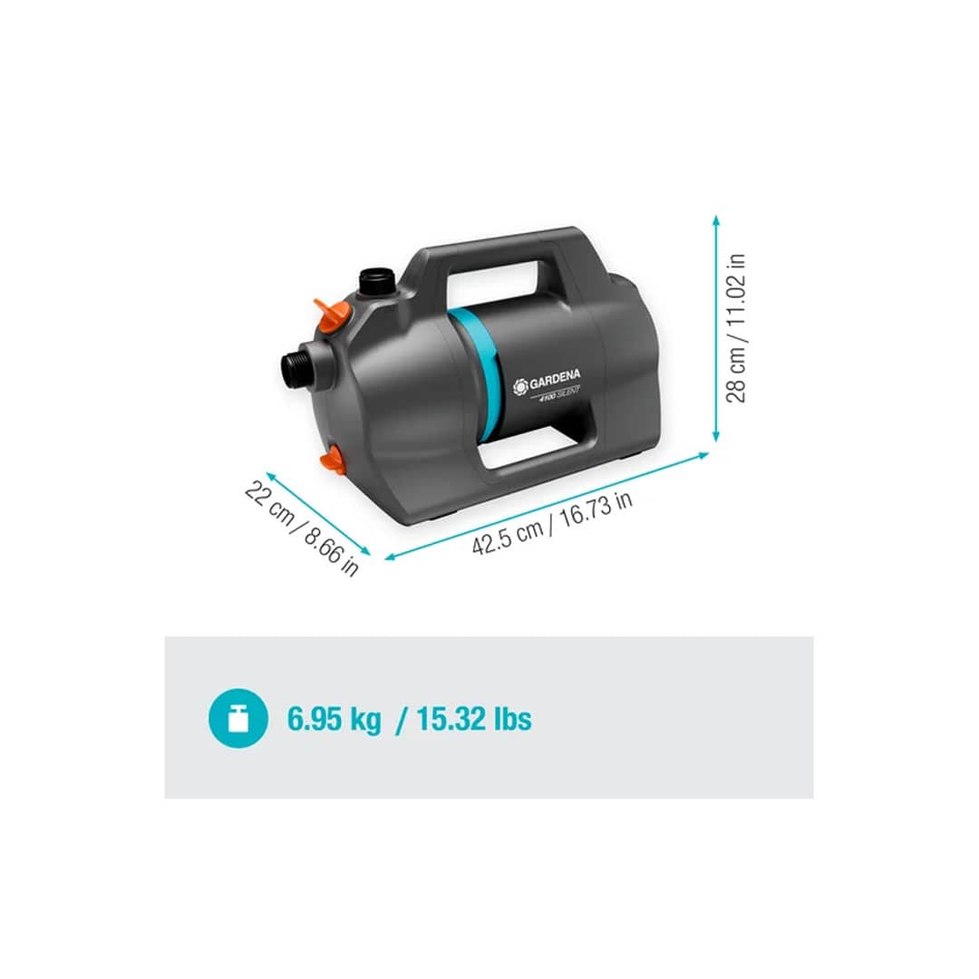 Conjunto bomba de jardim Silent de sucção 4100 Gardena - Image 2