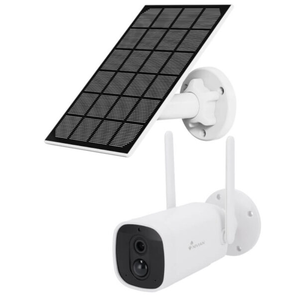 Câmara Smart Nivian 1080p + Painel solar