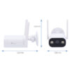 Nivian Smart Câmara Bullet 2K Wifi 2.4 GHz - Image 4