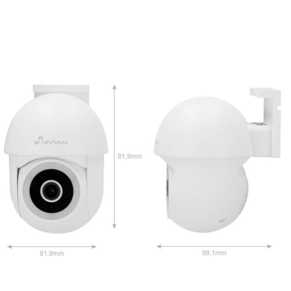 Nivian Mini Smart Câmara 2K Wifi 2.4 GHz - Image 4
