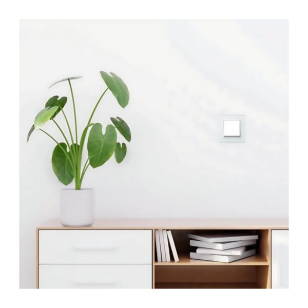 Lumina - Interruptor Simples - Branco Hager - Image 4